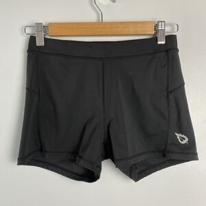 Women's Baleaf Black Spandex Athletic Bike Shorts Size Small